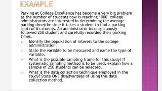 Systematic Sampling Technique