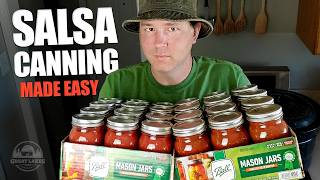 Easiest Way to Can a Ton of Salsa Roja - Canning for Beginners