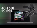 Manage synchronized 4ch sdi sources with the tvu one 4k