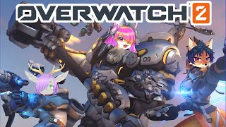 【OW2】新しいヒーローが実装されたら？もちろんコラボするよなぁ！【ケモノ系Vtuber】#1