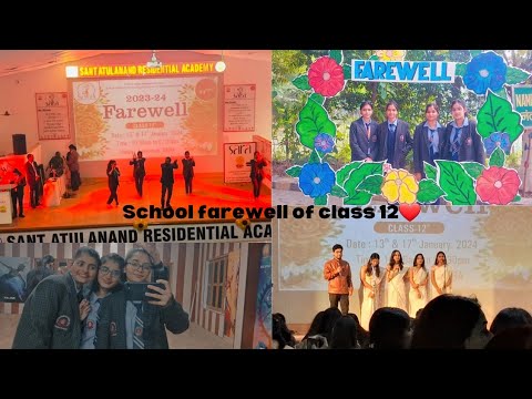 School Farewell Of Class 12th ️ - YouTube