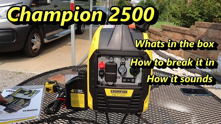 Unveiling the Champion 2500 watt Inverter Generator