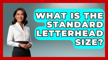 What Is The Standard Letterhead Size? - Graphic Design Nerd
