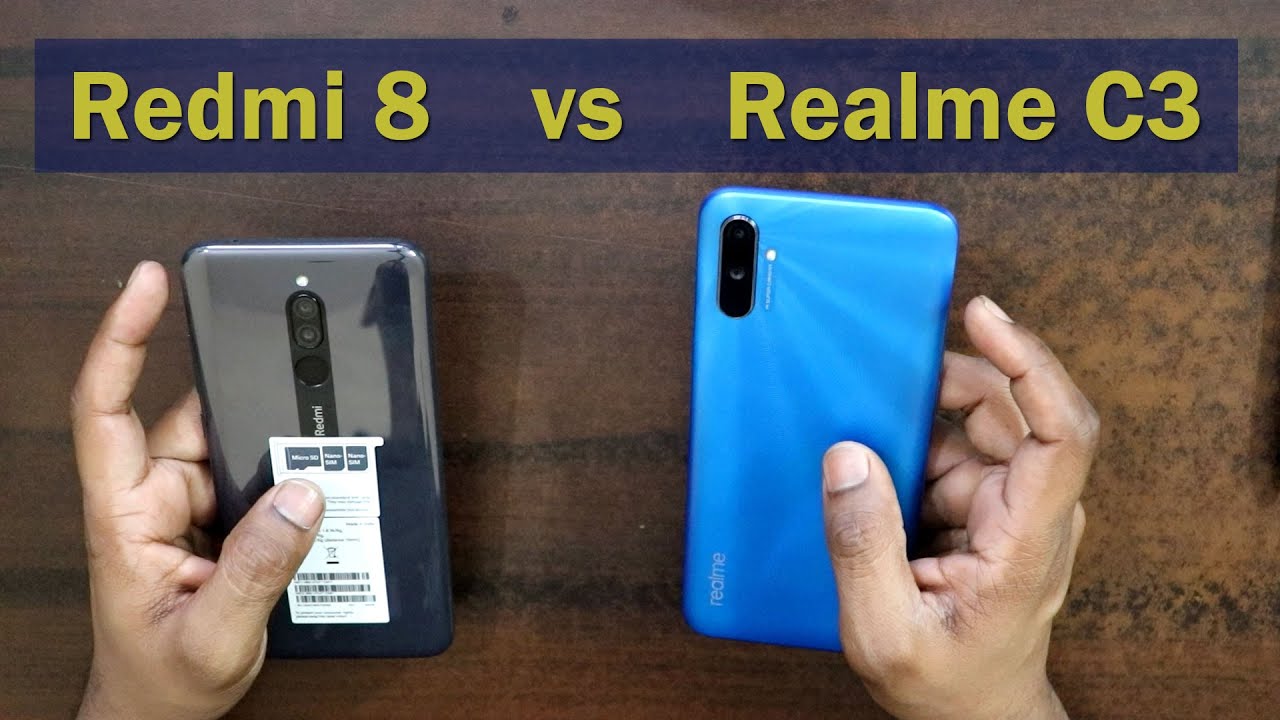 Realme C3 vs Redmi 8 Comparison Camera Review & Gaming Review 