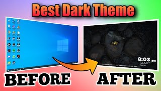 The BEST DARK THEME for Windows 10 Minimalistic Desktop