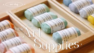 New Art Supplies from Korea & London ✦ Art Vlog