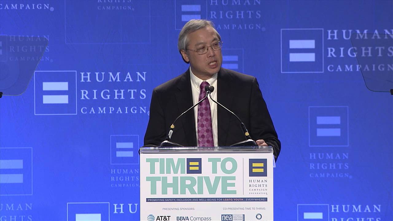 Rich Yep at the 2016 HRC Foundation's Time To THRIVE Conference - YouTube