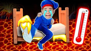 Help The Boy To Escape From Lava Floor | Floor Is Lava Song | Nursery Rhymes & Kids Songs
