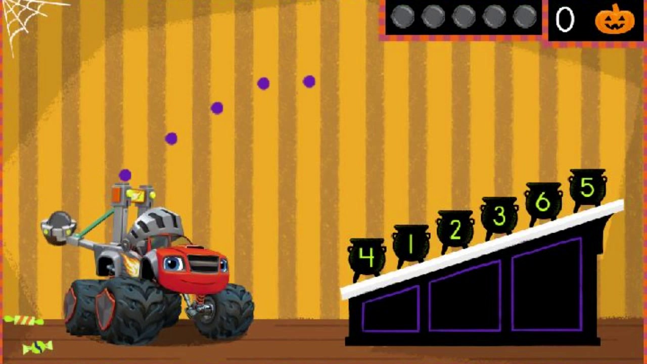 Nick Jr Games - Blaze and Monster Machines Halloween House Party - YouTube