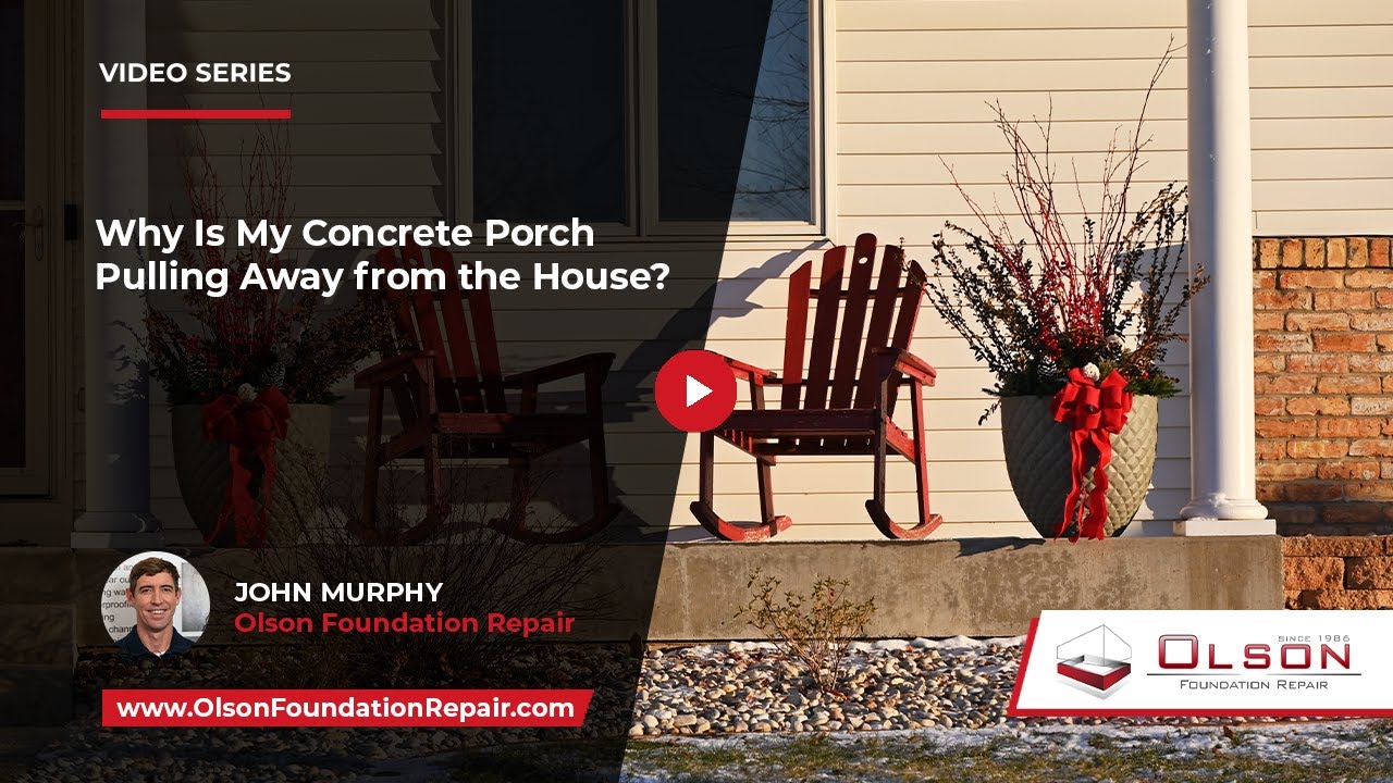 Why is My Concrete Porch Pulling Away from the House? | Olson ...