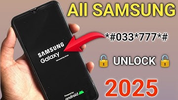 Samsung Mobile Ka Lock Kaise Tode || How To Unlock Samsung All Phone Forgot Password ||2025