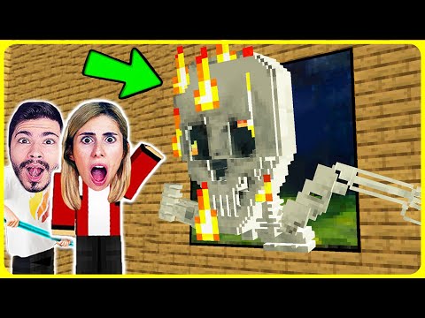 RESİMDEKİ CANAVAR ! MİNECRAFT