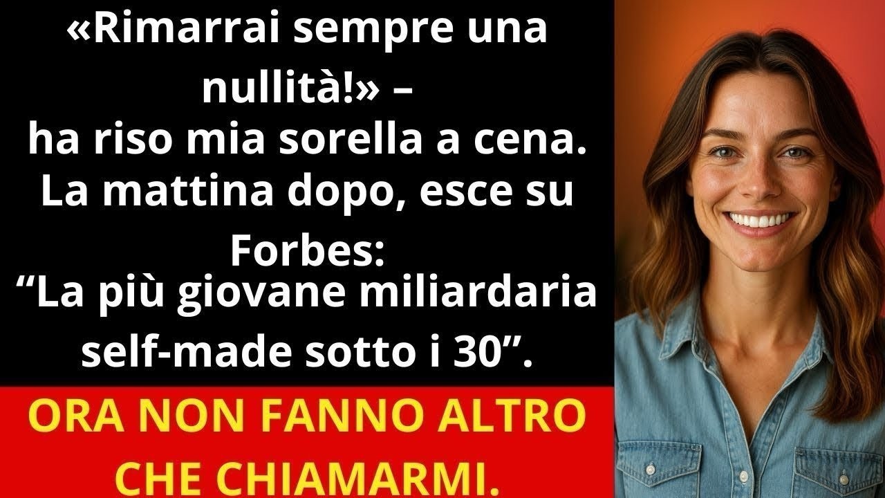 La mia famiglia diceva che non ce l’avrei mai fatta… poi hanno letto il mio nome su Forbes