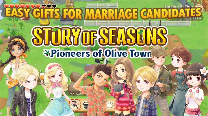 Who can you marry in Story of Seasons Olive town?