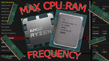 ЧТО ТАКОЕ МАКСИМАЛЬНАЯ ЧАСТОТА ОПЕРАТИВНОЙ ПАМЯТИ ПРОЦЕССОРА?