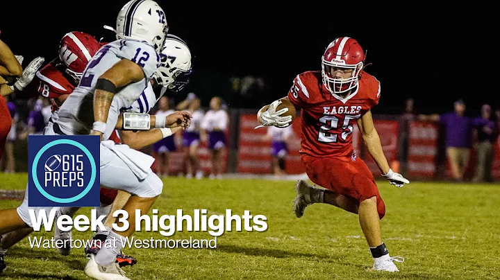 Week 3 Highlights: Watertown at Westmoreland