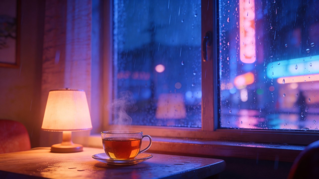 Lofi Rainy Night Coffee Vibes ☕🌧️