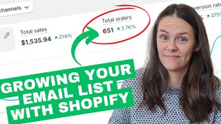 How I Use Shopify to Grow My Email List