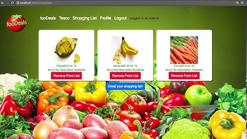 fooDeals website navigation video