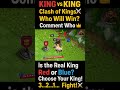 "Epic King vs King Battle 👑🔥 | Clash of Clans Shorts"