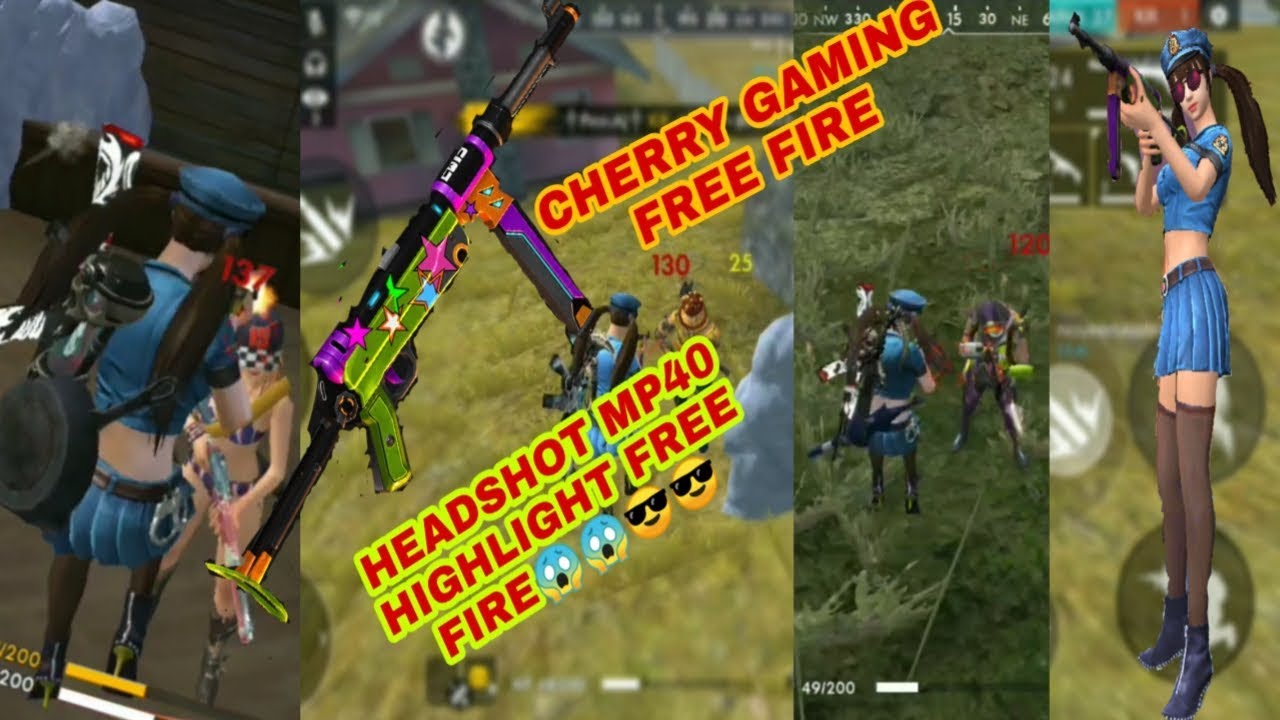 Highlight Free Fire Insane Mp40 Headshot Amp Jump Shot 2