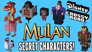 Disney Crossy Road MULAN SECRET CHARACTERS!  - January 2017 Update