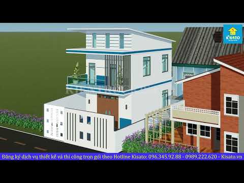 Video Độc Đáo Mẫu Biệt Thự 2 Tầng Mái Chéo Hiện Đại Xây Thô... - youtube
