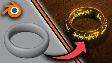 Rule Them All: Create the Iconic One Ring in Blender 3D | Step-by-Step LOTR Guide