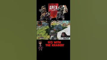 1v3 with the KRABER in RANKED! #shorts