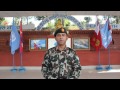 Colonel chok bahadur dhakal welcomes bpotc students to poti