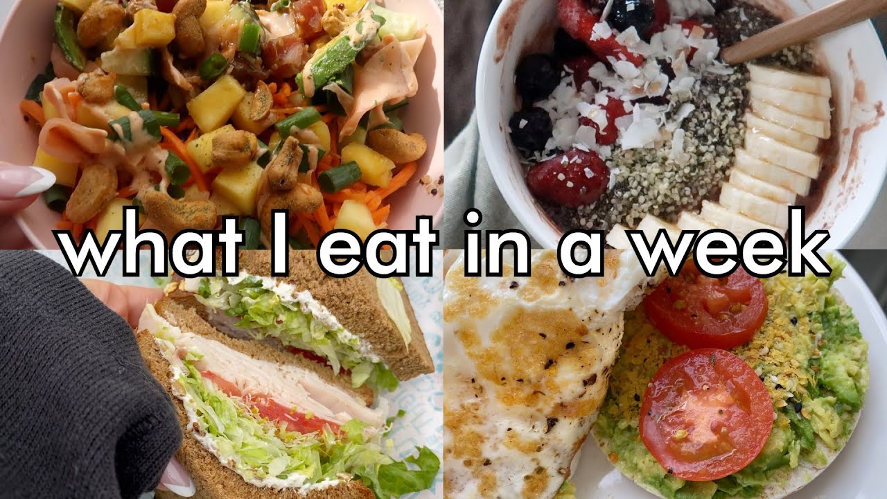 WHAT I EAT IN A WEEK *REALISTIC* | mikayla jade