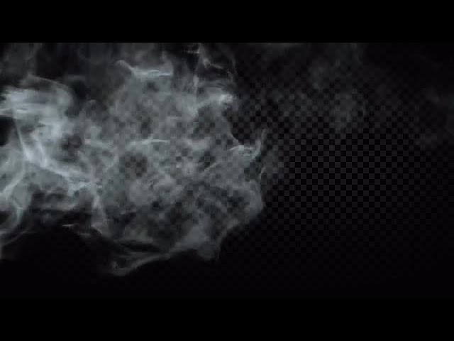 Smoke On Transparent Background Stock Motion Graphics