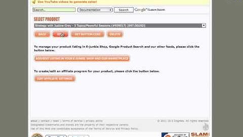 Quick Affiliate Program using E-Junkie