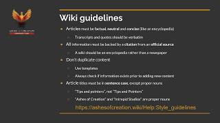 Ashes of Creation Wiki Introduction