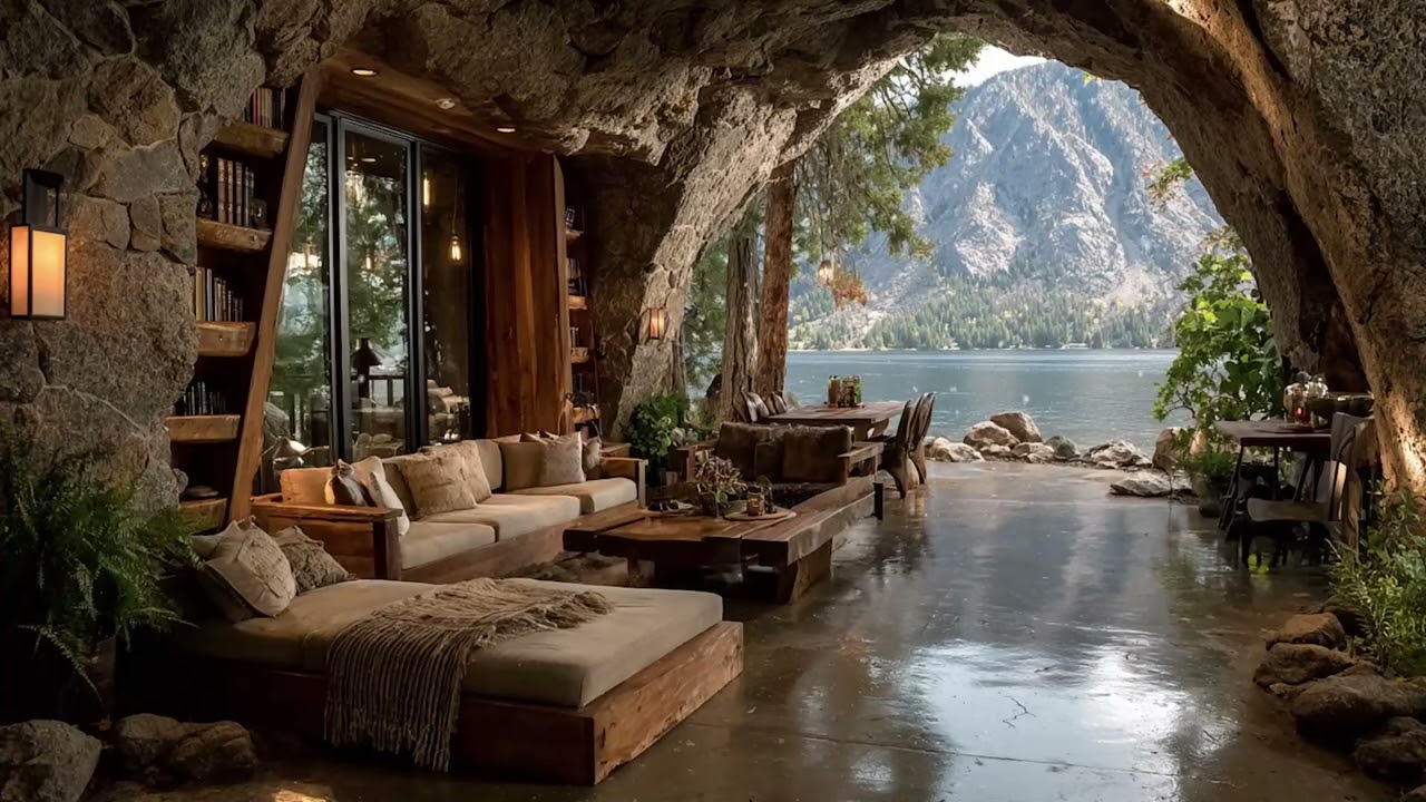 Fireplace Crackling & Snow Sounds in a Cozy Room – Perfect Ambience for Sleep, Focus & Relaxation