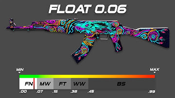 CS2 AK-47 | Nightwish - Skin wear/float [4K]