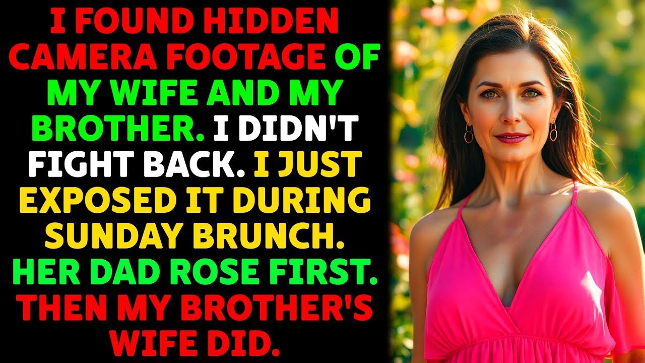 I Found Hidden Camera Footage Of My Wife and My Brother. I Didn't Fight Back | Drama Story