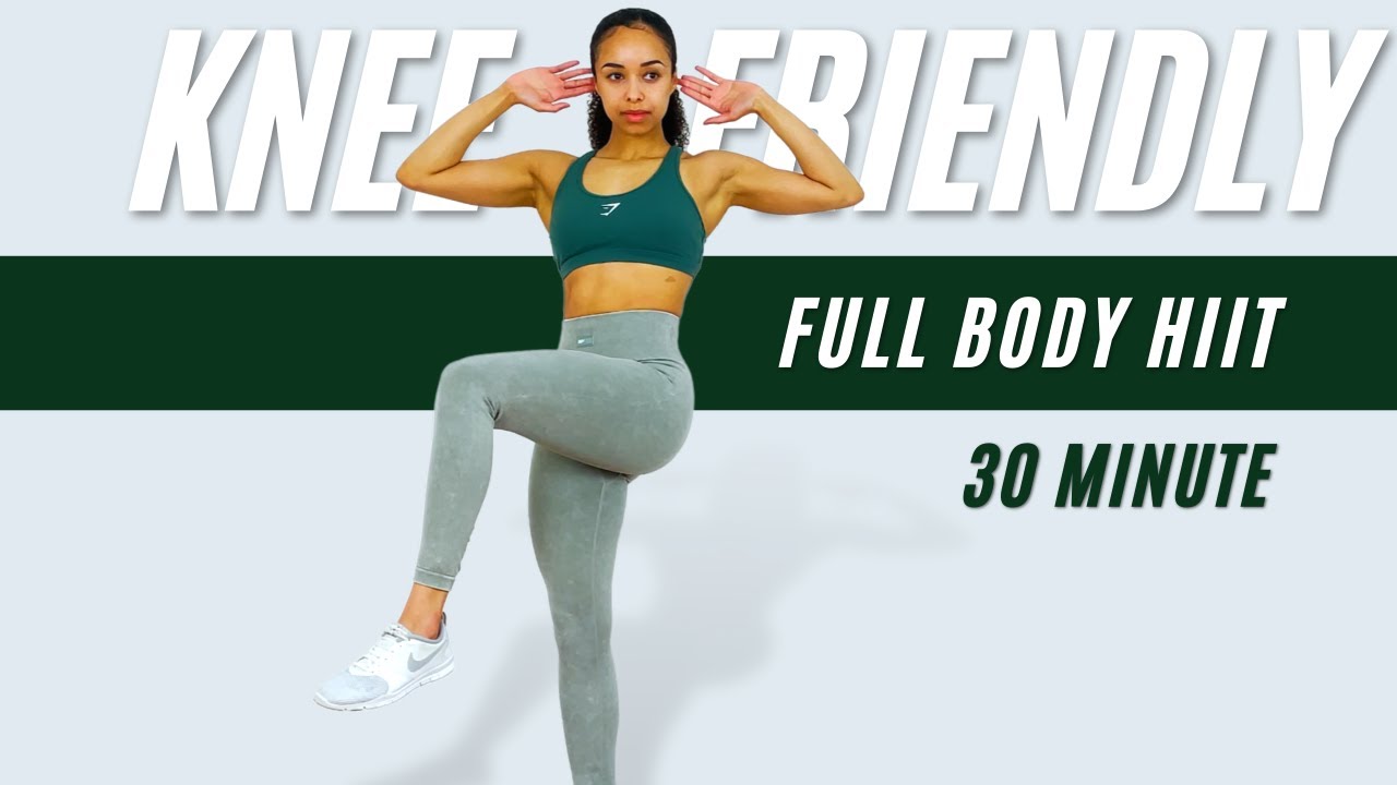 30 Min Knee Friendly HIIT | No Squats No Lunges Workout | Low Impact ...