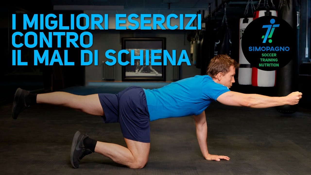 3 esercizi RAPIDI contro il mal di schiena - YouTube