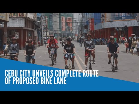 Cebu City unveils complete route of proposed bike lane