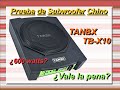 Subwoofer amplificado  chino revisin tanbx tbx10