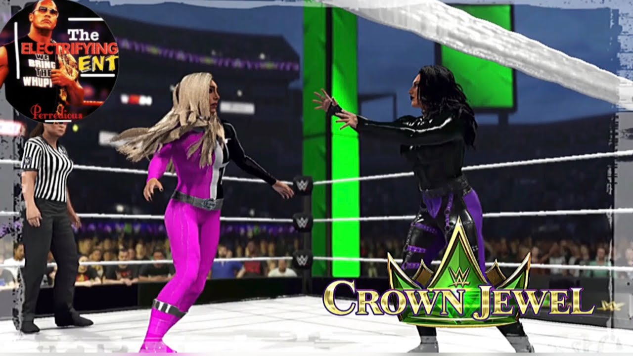 WWE 2K24 | Charlotte Flair🆚Rhea Ripley “WOMEN’S CROWN JEWEL CHAMPIONSHIP”[CROWN JEWEL Week 25]
