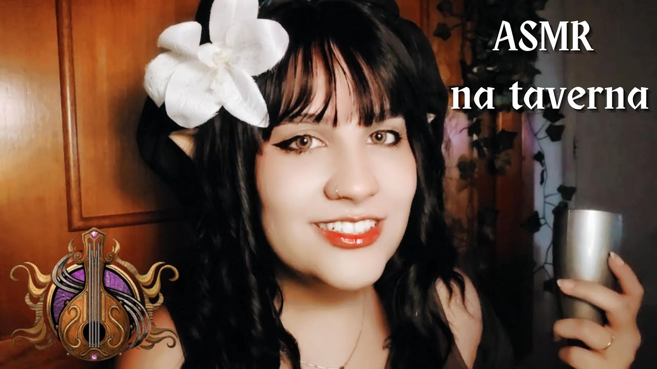 Resenha de ano novo com a barda na taverna | ASMR roleplay fantasia medieval