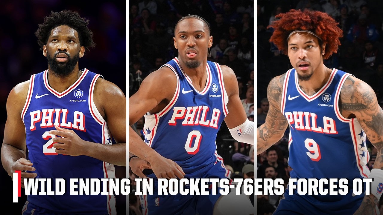 76ers' BIG 3 combine for 92 PTS after controversial ending to regulation | NBA on ESPN