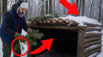 Thử Thách Sinh Tồn - Một Mình Dựng Lều Giữa Băng Tuyết Mùa Đông Cực Bá Đạo