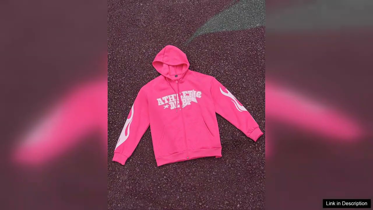 Manfinity Hypemode Men's Loose Fit Hoodie Sweatshirt With Letter Print Zipper Closure Review