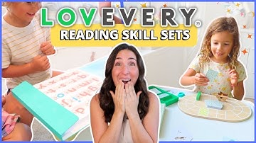 LOVEVERY READING SKILL SET REVIEW | Teaching Kids To Read | BEST PHONICS GAMES!