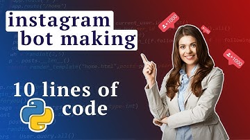 Instagram Bot creating in Python | Instagram bot created in python | #python #instagram #coding