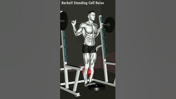The Barbell Standing Calf Raise is a great Calf exercise  - Save and try your next workout