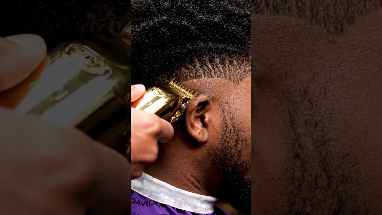 POV your Aura just went through the roof with this burst fade #shorts